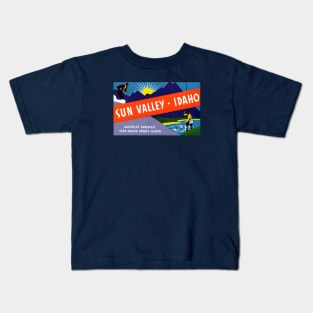 1935 Sun Valley Idaho Kids T-Shirt